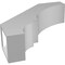 Ekena Millwork 5 1/2-in. W x 20-in. D x 20-in. H Balboa Architectural Grade PVC Knee Brace BRCP055X20X20BOA - alternate 2
